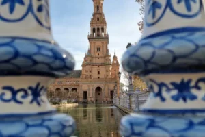 Fahrrad-Weltreise Wunderschöne Stadt Sevilla